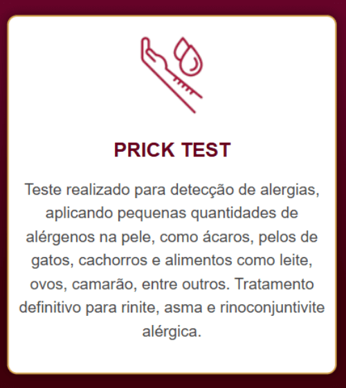 PRICK TEST